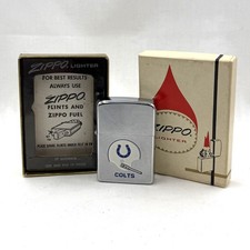 RARE Vintage 1973 BALTIMORE COLTS Helmet NFL FOOTBALL Zippo Lighter Unfired NEW picture