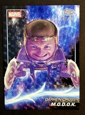 2025 Topps Chrome Marvel Studios ALPHA 01/10 MODOK  Black Geometric Refractor picture