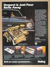 1986 Holley 600 CFM 4-Barrel Carburetor vintage print Ad picture