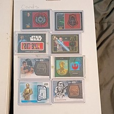 Topps Star Wars Force Awakens 2016 Insert Serial # Lot 8 Rey Finn C-3PO picture