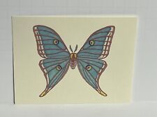 Postcard Butterfly Spanish Moon Moth by Artist Bridgette Jones Continental Z2 picture