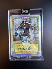 2026 Topps Marvel Mint Iron Man Lucio Parrillo Chrome Autograph Encased picture