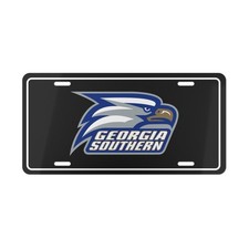 Georgia Southern Eagles Vanity License Plate – NCAA Car Tag (Black Background) picture