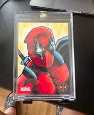 2025 Topps Marvel Deadpool Chrome Original Sketch 1/1 picture