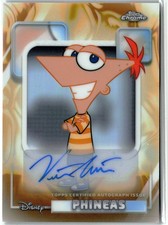 Phineas 2026 Topps Disney Chrome AA-VM Phineas and Ferb Vincent Martella Auto picture