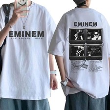 Rapper Eminem Music Album T Shirt World Tour Gift for Fan Graphic T-shirt Men Wo picture