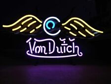 Von Dutch Beer Neon Sign Light Beer Bar Pub Wall Hanging Handcraft Gift 17