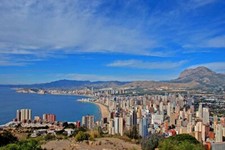 Benidorm Skyline Cityscape Costa Blanca Spain Photograph Picture Print picture
