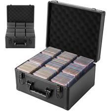 VEVOR Graded Card Case 3 Row 180 PSA Slab Storage Box with Lock Key 12 Dividers picture