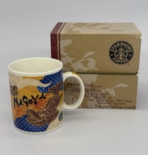 NEW Nagoya Starbucks Mug Castle Shachihoko Koi Fish Japan Discovery Series 2012 picture