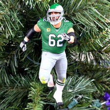 Jason Kelce Philadelphia Eagles Football NFL Xmas Ornament Holiday Jersey #62 picture