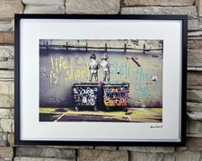 Banksy lithograph 28×38 cm - Limited Edition /150 - Framed + Certificate picture