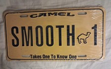 NEW Camel SMOOTH 1 License Plate Takes One To Know One picture