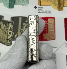 Leaves zippo Lighter Silver 5 Sides In a New Box picture