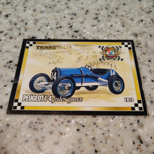 Valvoline 1994 Tracks Indianapolis 500 Peugeot I-4 Jules Goux Card #19 picture