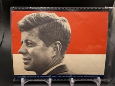 VINTAGE 1960 John F Kennedy JFK Campaign Sticker Unpeeled Boston Rare picture