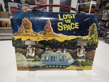 WOW 1967 Lost In Space Metal Dome Lunchbox by Thermos - Sci Fi Vintage picture