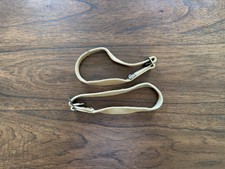 Original WWII WW2 USMC M1941 Blanket Roll Bedroll Pack Straps Pair Khaki picture