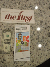 Vintage First Federal Savings Greenvile,SC & 1989 Myrtle Beach Maps (2) - RB3370 picture