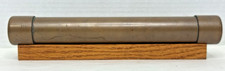 Vintage Brass kaleidoscope w/ wooden stand Marked EPC 10 1/4