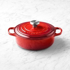 BIG SALE - Le Creuset Signature Enameled Cast Iron Round Wide Dutch Oven, 3.5-Qt picture