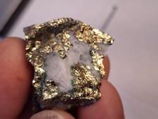 Gold/Copper ore  35.2 GR Quartz XRF Tested ++ picture