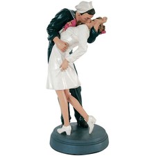 Pacific Giftware Unconditional Surrender WW2 Navy Sailor and Nurse Statue picture