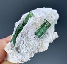 21 Gram Natural Tourmaline Crystals Specimen From Afghanistan. picture
