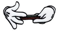 HANDS HAND ROLLING BLUNT MARIJUANA 420 WEED FRIENDLY HAND IRON ON PATCH (M2)  picture
