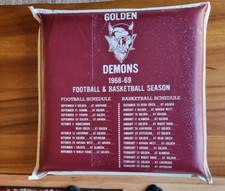 1968-69 Golden Demons-Colorado-Football-Basketball Stadium Seat-W/Advertisements picture
