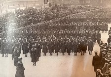 ANTIQUE ORIGINAL WORLD WAR  1  1918 ARMY RECRUITS  IMAGE  picture