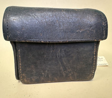 RARE Antique US NAVY Leather Cartridge Box .45-70 Rifle INS WILLIAM M FOLGERS picture