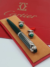 Cartier Roadster Ballpoint Pen Green Luxury Writing Instrument New Full Box 2026 picture
