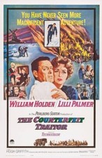 Historic The Counterfeit Traitor 1962 Movie Advertising Postcard picture