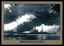 Ammunition Explodes 1991 Pearl Harbor War Card #16 (NM) picture