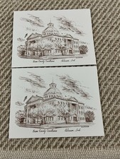 Vintage Hand-drawn Lebanon Indiana Notecards  picture