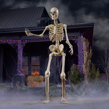 12 FT Giant-Sized Skelly with LifeEyes LCD Eyes SAMEDAYSHIP picture