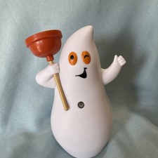 RARE Hallmark Jokin in the John Talking Ghost Bathroom Plunger Halloween picture