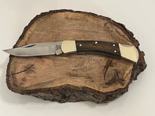 Buck 110 USA EBONY Hunting Folding Pocket knife-Excellent Condition----, picture