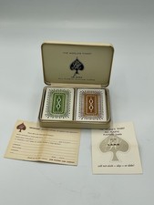 Vintage The World’s Finest Lane Plastic Playing Cards In Case picture
