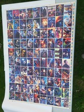 MINT CONDITION Topps 1996 Star Wars Shadow of Empire Uncut Flat 90 Card Sheet  picture