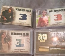 The Walking Dead Season 3 2013 Wardrobe/Prop Card Lot 5 cards picture