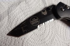 Benchmade 553 Griptilian 154CM Mel Pardue RARE US Border Patrol issue, USA..used picture