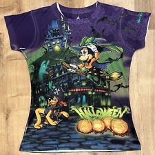Women’s Disney Parks Halloween Minnie Witch Vampire Mickey  Mouse Shirt Size M picture