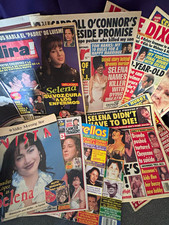 Selena Quintanilla Magazine Lot 10 Vintage 1995-2025 Star Globe Enquirer RARE picture