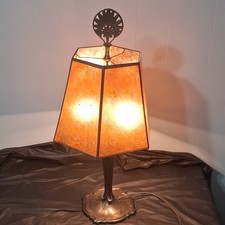 Antique Art Nouveau Brass Table Lamp picture