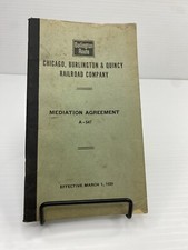 1939 Burlington Route Chicago Burlington Quincy Railroad Co Mediation Agreement picture