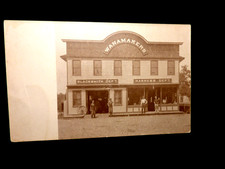 VERY RARE-REAL PHOTO-WANAMAKERS,PA. LEHIGH COUNTY- POSTCARD-1907 picture