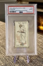 1912 John Player & Sons Uncle Scrooge PSA 2 Charles Dickens Christmas 🎄 Rare picture
