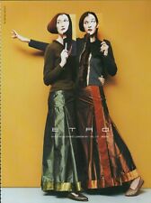 ETRO Footwear Magazine Print Ad Advert long legs high heels shoes 1999 picture